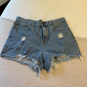 BDG Urban Outfitters Denim High Waist Shorts